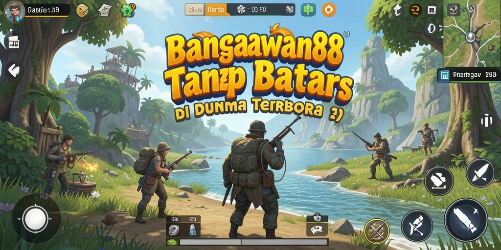 Screenshot gameplay BANGSAWAN88 menampilkan keindahan dunia terbuka.