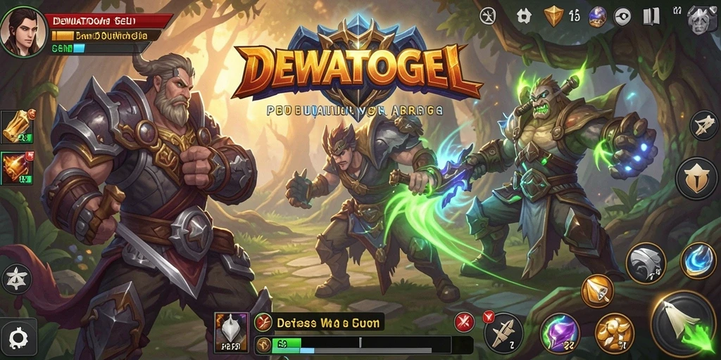 Gameplay seru DEWATOGEL dengan aksi ARPG yang menegangkan.