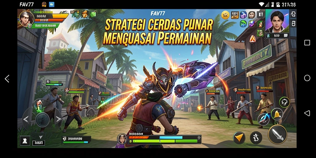 Tampilan gameplay seru dan menantang di FAV77.