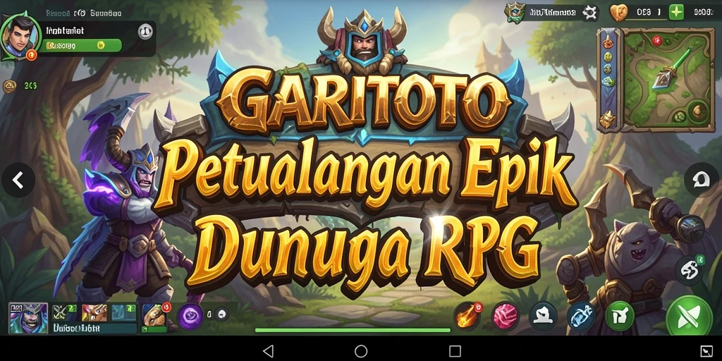 Tangkapan layar gameplay GARITOTO yang menunjukkan aksi pertarungan yang seru.