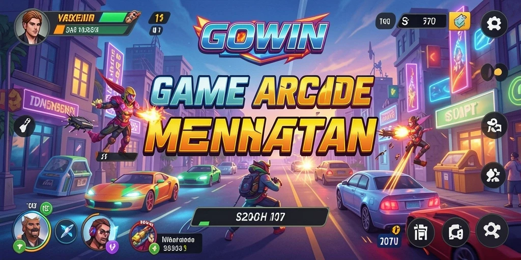 Tangkapan layar GOWIN menampilkan gameplay yang penuh aksi dan keseruan.