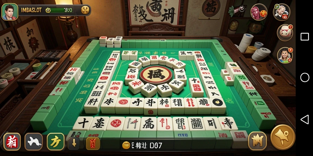 Screenshot menunjukkan aksi permainan Mahjong yang menarik.