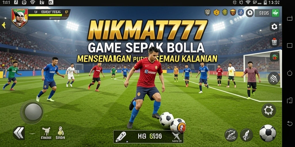 Tampilan gameplay mengasyikkan dari NIKMAT777 menunjukkan aksi di lapangan.
