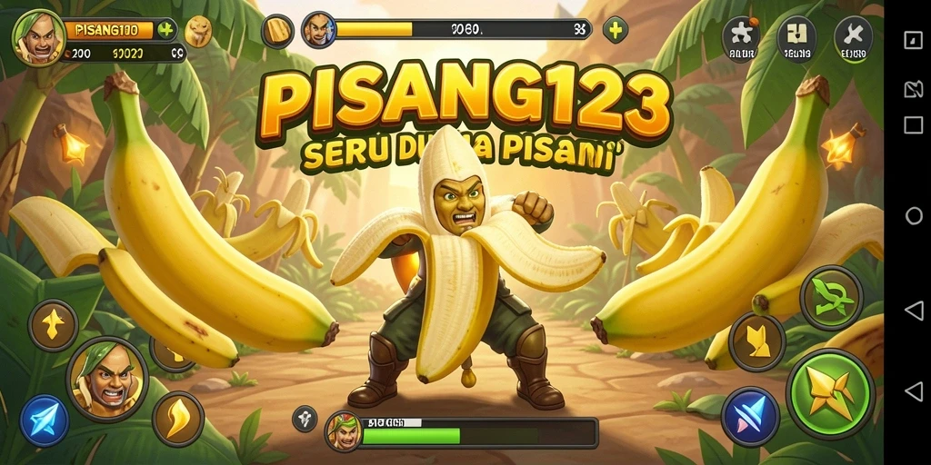 Tampilan gameplay seru PISANG123 yang memukau.