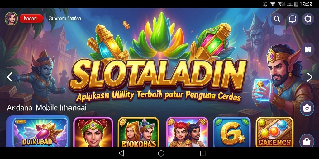 Tampilan antarmuka SLOTALADIN yang mudah dipahami.