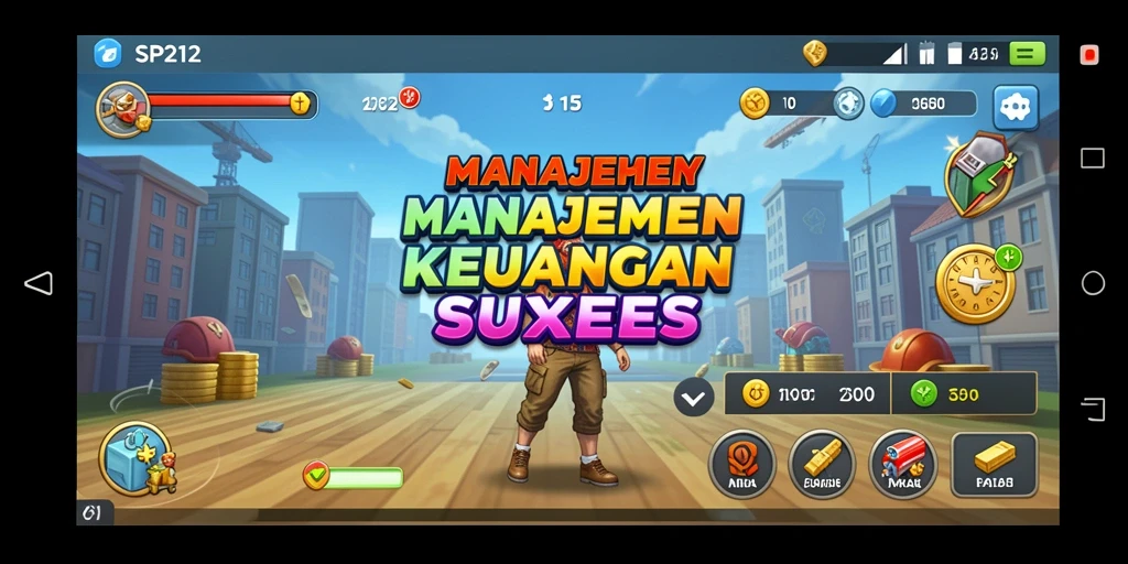 Tampilan gameplay SP212 yang mengasyikkan dalam mengelola bisnis.