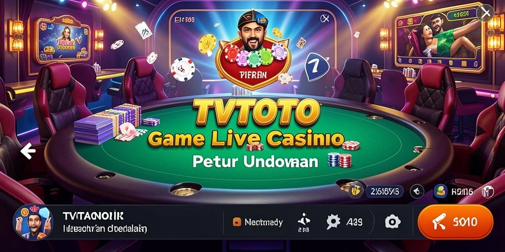 Tampilan gameplay Live Casino yang menarik di TVTOTO.